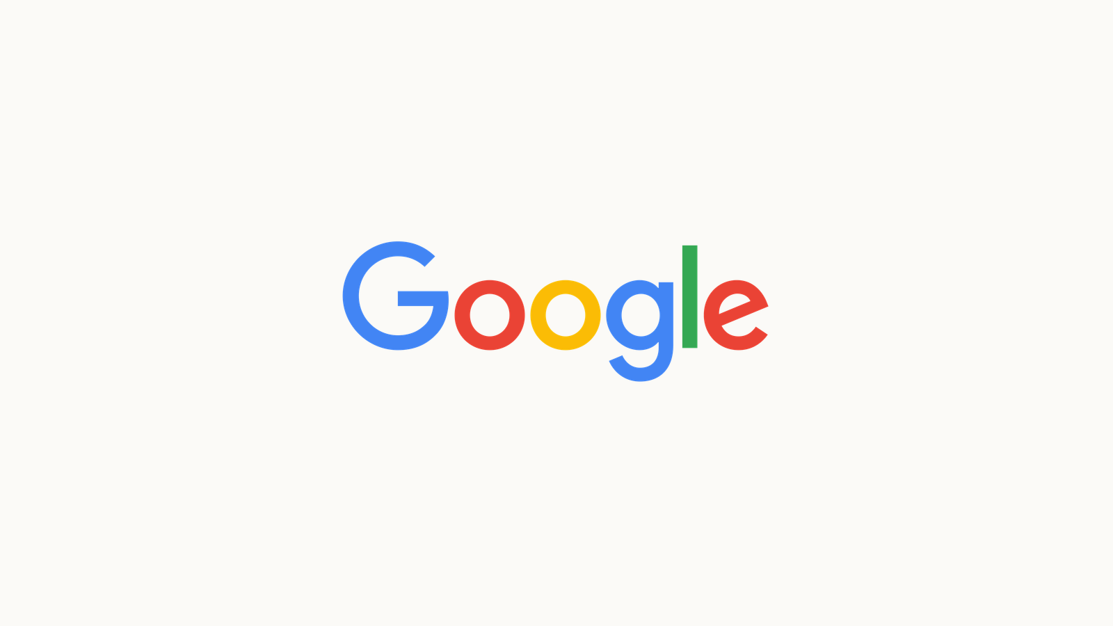 Logotipo de Google: la palabra «Google» en azul, rojo, amarillo y verde sobre fondo claro.